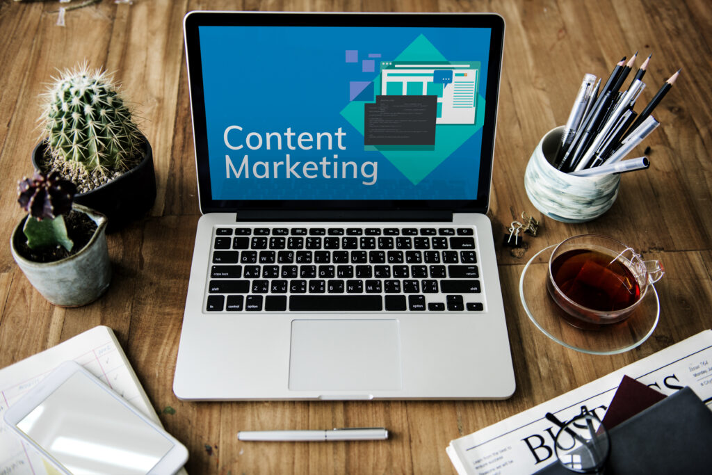 Content marketing storytelling concept for brands in 2025
